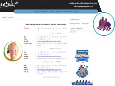 sevci iç sayfa web tasarım